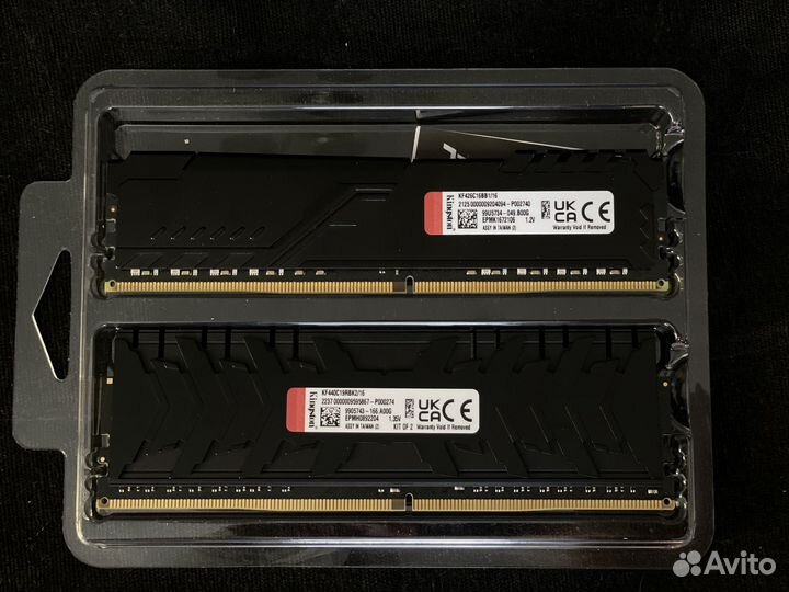 Оперативная память Hyperx 8+16gb ddr4