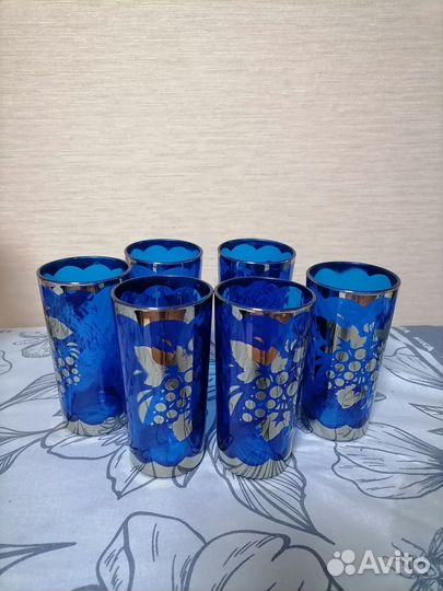 Стаканы и фужеры СССР, тарелки