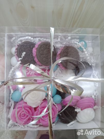 Подарочный набор из сувенирного мыла ручной работы