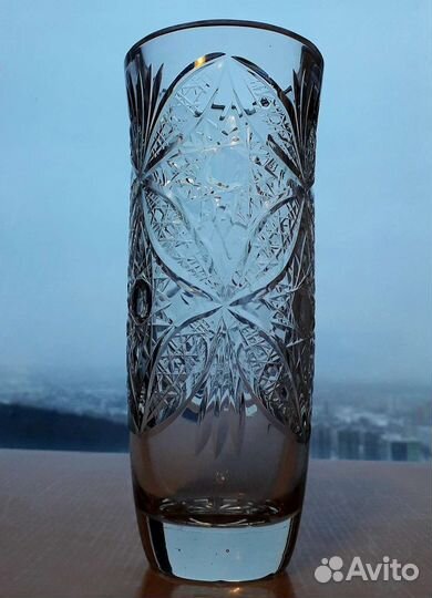 Ваза для цветов. Хрусталь. СССР