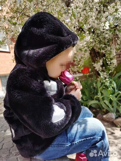 Kуртка из иск. меха Mothercare 86-92 р