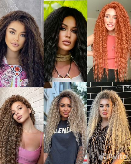 Парик афрокудри, 30см, 45см,60см,80см, 1м