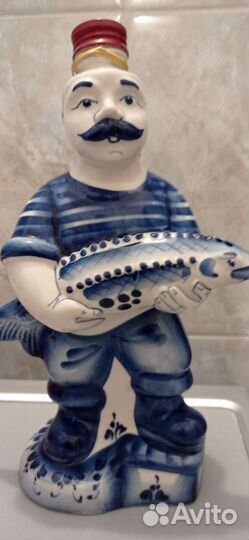 Графин под водку рыбак