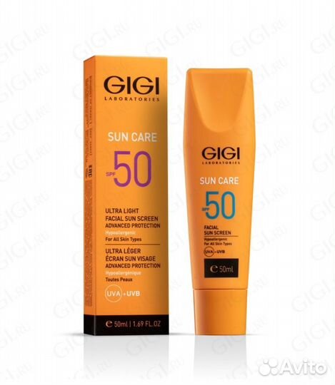 GiGi Солнцезащитный крем Ultra Light Facial