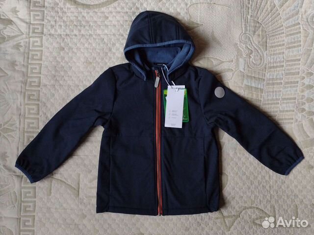 Новая куртка 110 name IT Softshell мальчика синяя