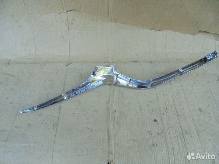 Молдинг переднего бампера хром левый Mazda CX 4