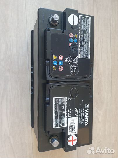 Аккумулятор Varta 105ач AGM