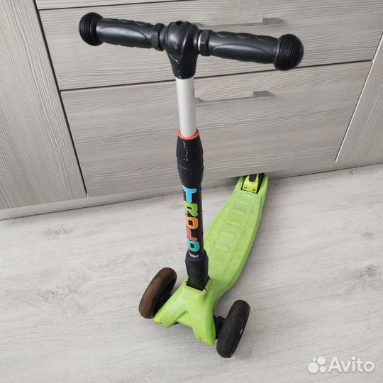 Самокат детский трехколесный бу