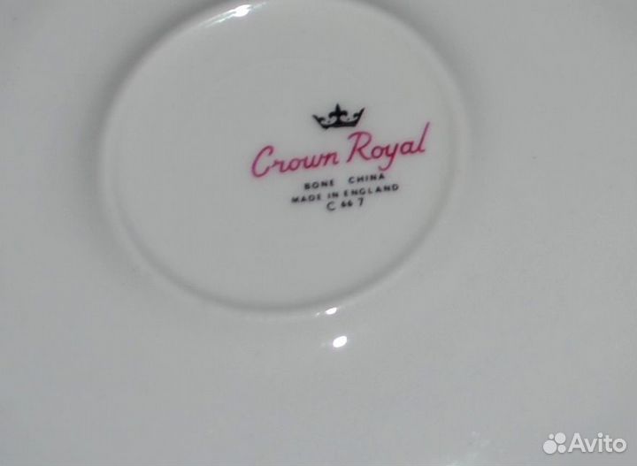 Чайная тройка,трио, Crown Royal, Англия