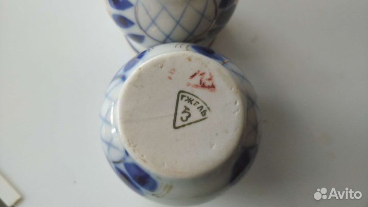 Посуда СССР гжель