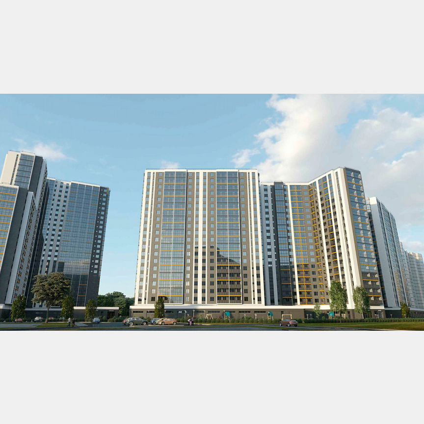 1-к. квартира, 27 м², 16/25 эт.