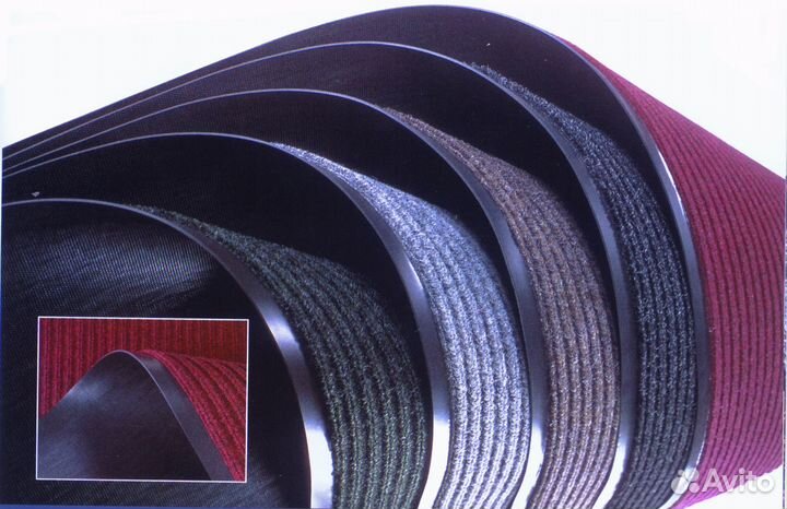 Ковровое покрытие, влаговпитывающее, серое 1,2 м