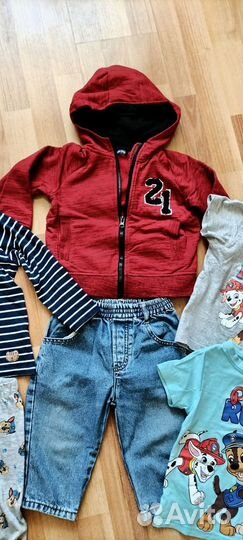 Вещи пакетом на мальчика р 86-92