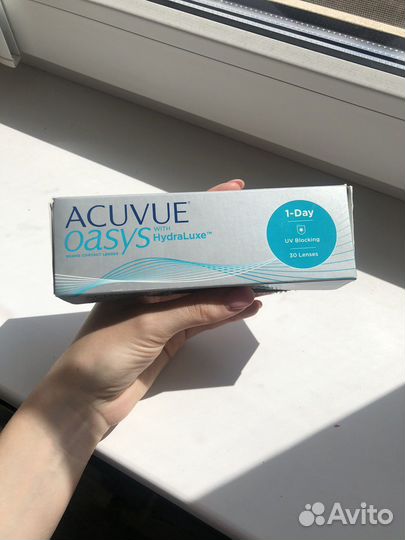 Контактные линзы acuvue oasys 1.25