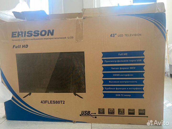 LED-телевизор Erisson 43fles80T2