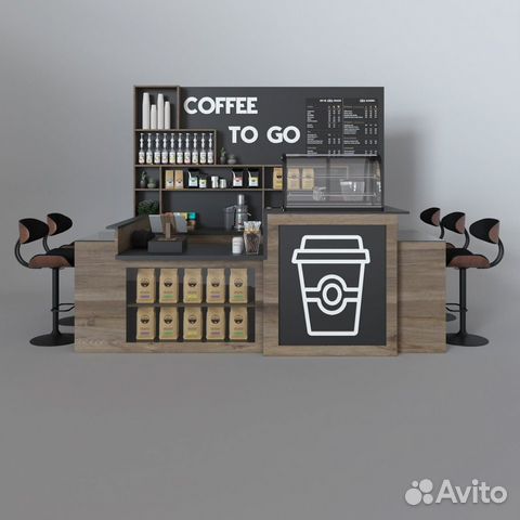 Барные стойки Кофе, торговый остров Кофе с собой объявление продам
