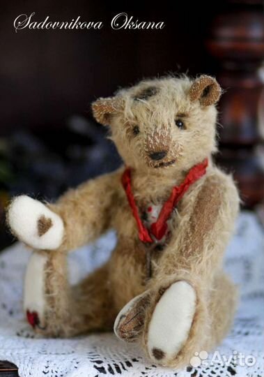 Плюшевый мишка ручной работы Тедди подарок
