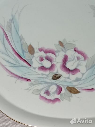 Фарфоровый поднос СССР