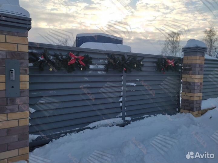 Забор жалюзи