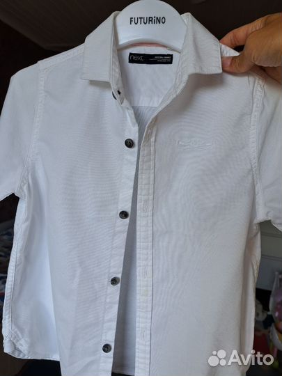 Рубашка zara и next 110-116