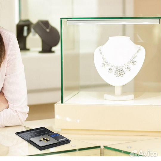 Весы портативные 500гр точность 0,01гр HOW06