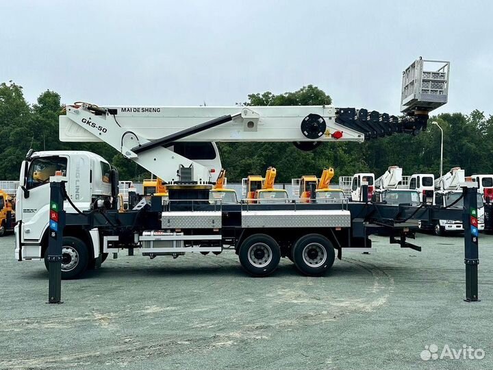 Аренда и услуги телескопической автовышки, 400 кг, 56 м