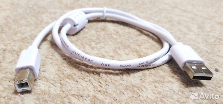 Кабель для принтера новый 80см. 1м. 1м80см
