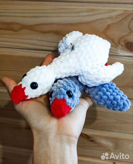 Гусь плюшевый. Ручная работа