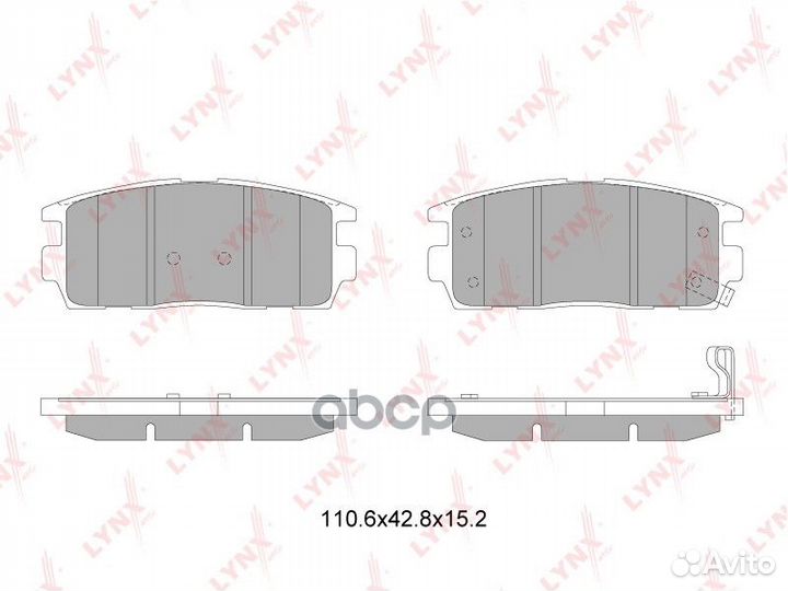 Колодки тормозные задние chevrolet Captiva 2.0D