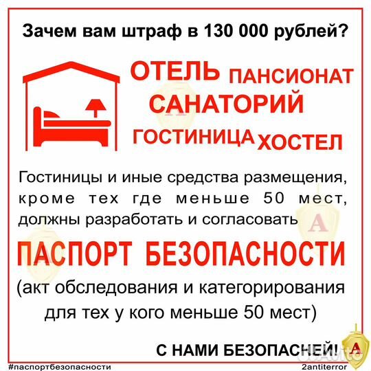 Паспорт безопасности объектов (антитеррор)