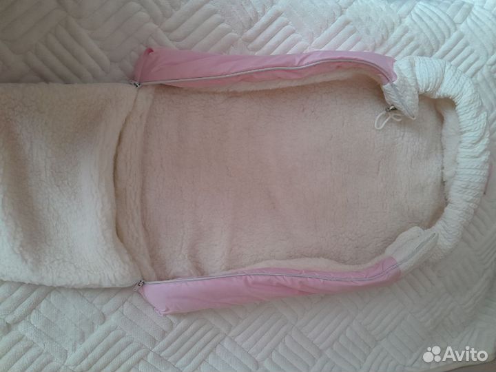 Конверт на выписку зимний для девочки