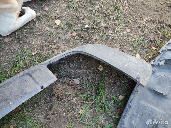 Нижняя часть заднего бампера touareg gp