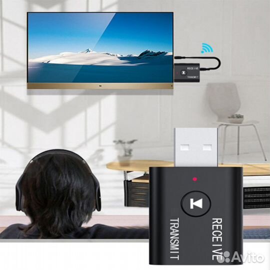 Беспроводной Bluetooth-адаптер 2 в 1, USB 5,0