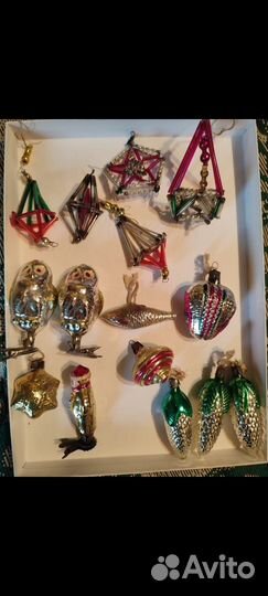 Елочные игрушки СССР