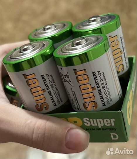 Батарейки новые D,LR20