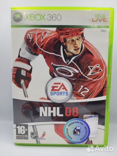 NHL 08 xbox 360 (б/у, англ.)