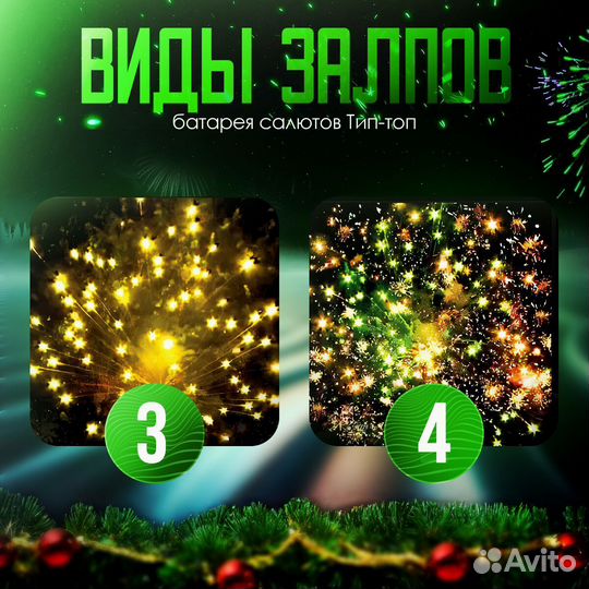 Фейерверк батарея салютов тип-топ