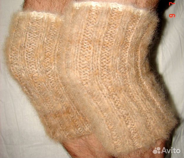 Наколенники из собачьей шерсти арт N98н