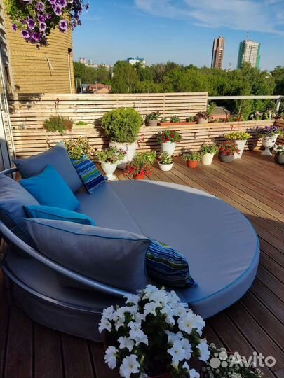 Подушки на садовую мебель