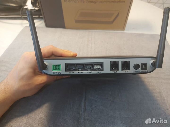 WiFi роутер, оптоволокно, Huawei EchoLife HG8245