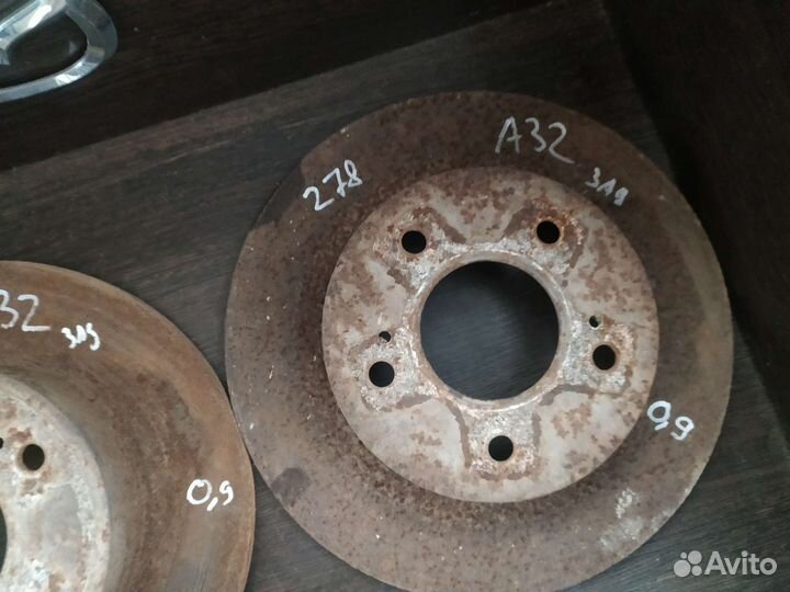 Диск тормозной задний ниссан Maxima A32