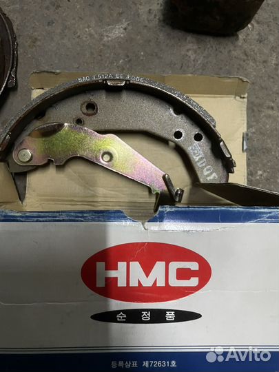 Новые барабанные колодки Хендай