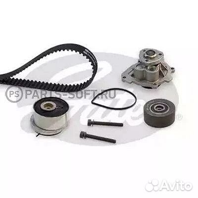 Комплект ремня грм с водяным насосом gates KP15603