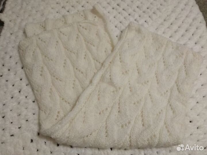 Вязаные шарфы и бактус ручная работа