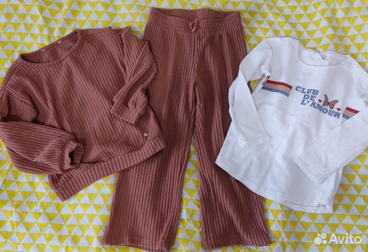 5 лет пакет: Zara Next HM,кофты, платье,джинсы