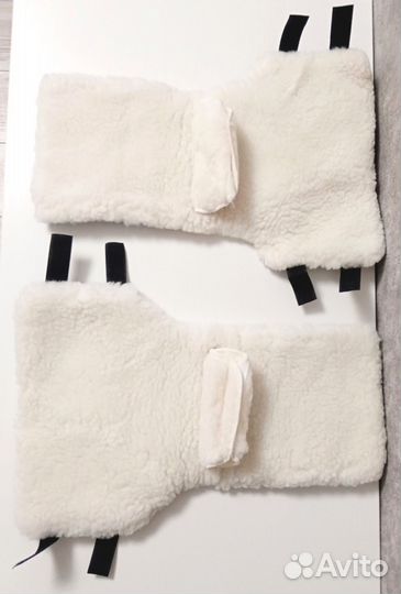 Муфта варежки зимняя на коляску санки