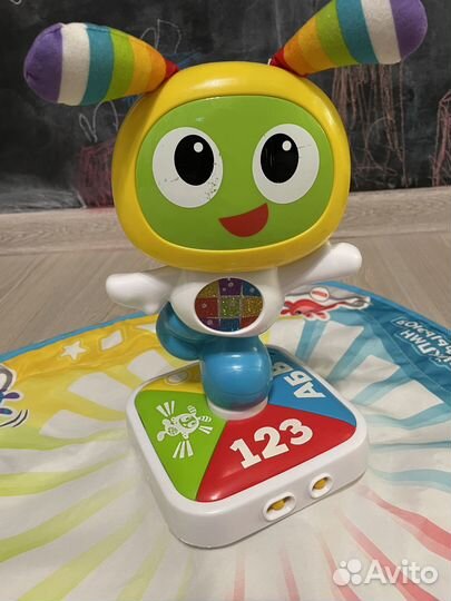 Танцевальный коврик fisher price Робот Бибо