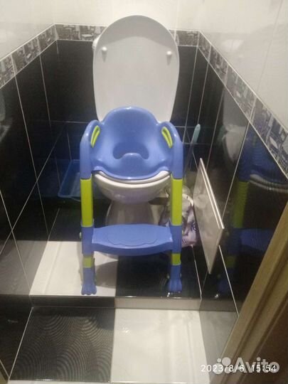 Сидушка на унитаз со ступенькой