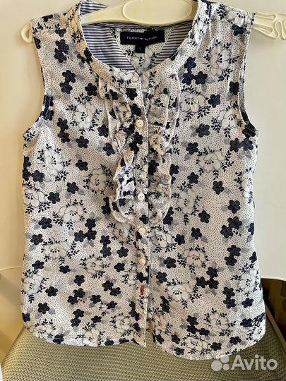 Tommy hilfiger блузка 5-6 лет