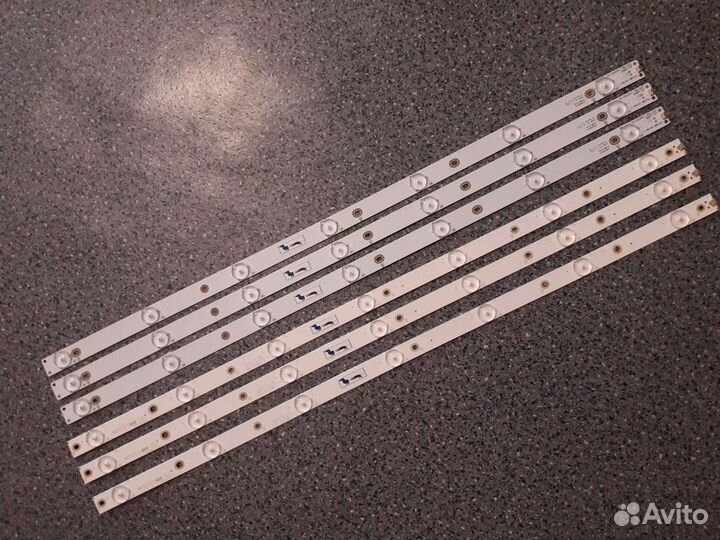 LED подсветка к LG32LJ594U-ZA 3 линейки 7Led 615mm